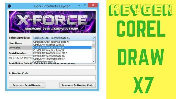 corel products keygen x7